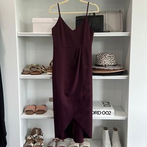 Maroon/ dark purple dress!